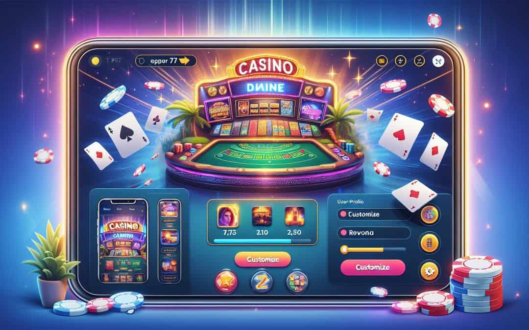 Casino aplikacije koje ti dopuštaju da personaliziraš sučelje